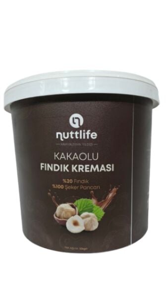 NUTTLIFE KAKAOLU FINDIK KREMASI (%20 FINDIK) 10 KG